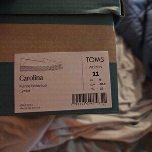 Women's shoes Carolina flame botanical eyelets